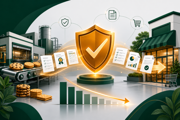 Shield protecting EDI document flow between a bakery manufacturer and retailers as chargebacks decline